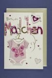 Glückwunschkarte zur Geburt - Mädchen