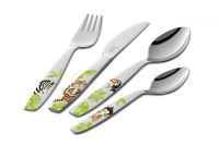 Zwilling Kinderbesteck Dschungelfreunde 4tlg. inkl. Gravur