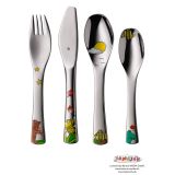 WMF Kinderbesteck Janosch 4-tlg. mit Gravur