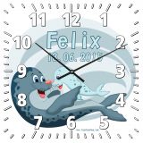 Uhr Eckig 