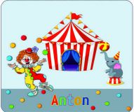 Frühstücksbrettchen PERSONALISIERT Circus mit Namen